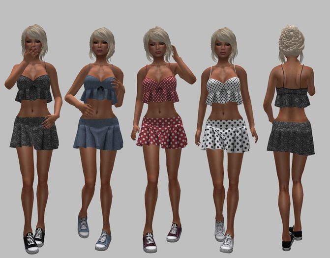 Mesh Ladies Outfit "Vivian" DEMO