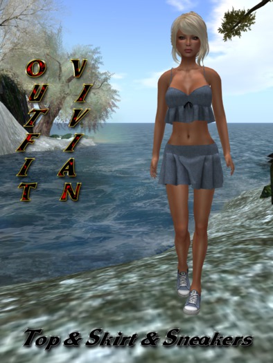 Mesh Ladies Outfit "Vivian" Jeans