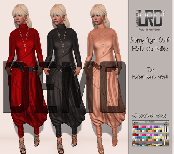 LRD Starry Night Outfit Demo