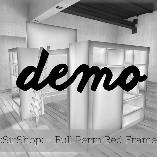 :SirShop: - Full Perm Bed Frame *DEMO*