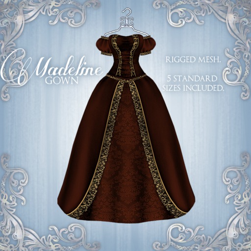 [K~*~S] Madeline - Gown - Chocolate