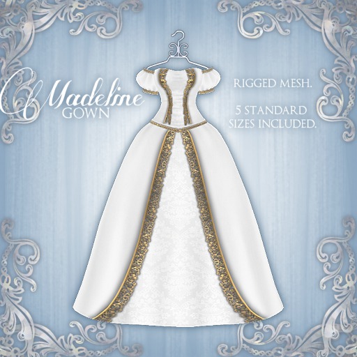 [K~*~S] Madeline - Gown - Snow