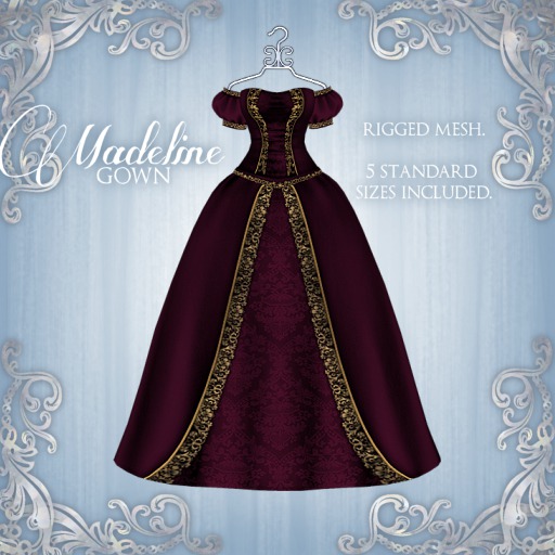 [K~*~S] Madeline - Gown - Wine