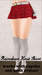 Red reindeer skirt ad 001