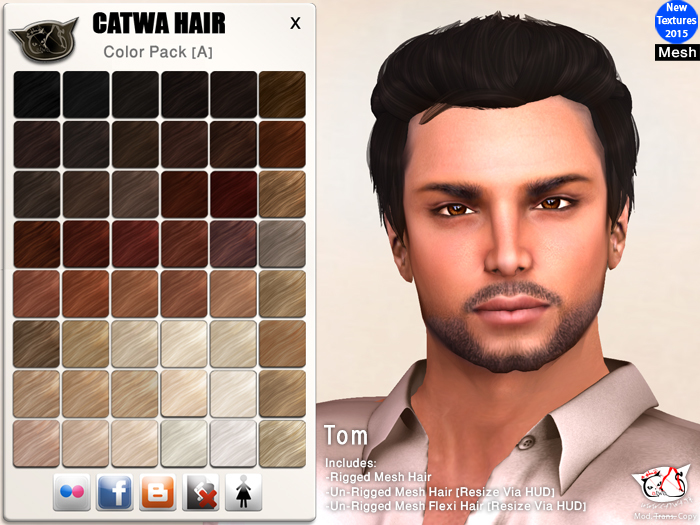 CATWA HAIR Tom [A]