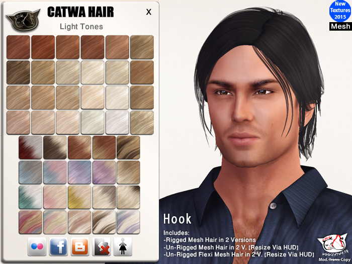 CATWA HAIR Hook [Lights]