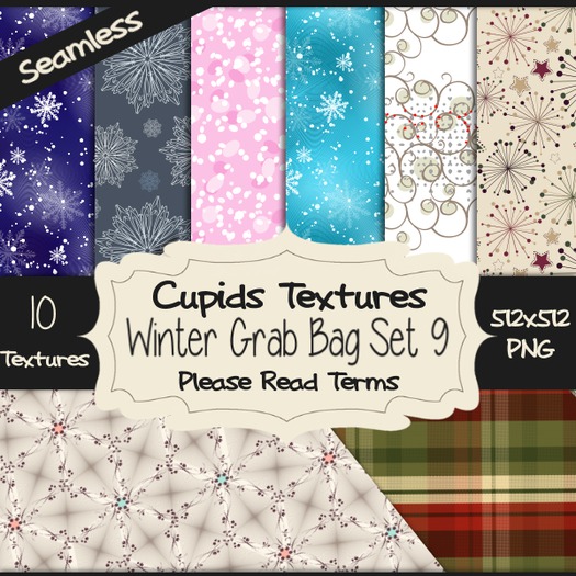 *Cupids Textures * 10 WINTERS GRAB BAG SET 9