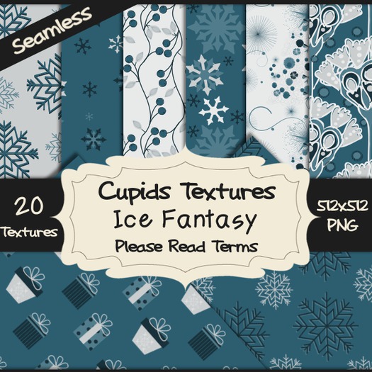 *Cupids Textures * 20 ICE FANTASY