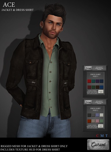 .::C::. Ace: Coco Leather Jacket & Shirt