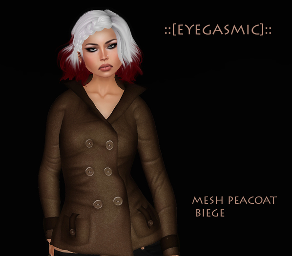 ::EyeGasmic::Mesh  Peacoat Biege