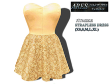 L-T-R Strapless Little Yellow dress