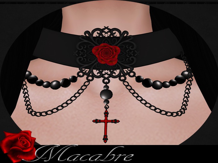 +MC+Collar Rose'S Tentation Red