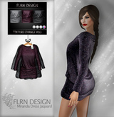 [FLRN] Miranda Dress Jaquard Damson