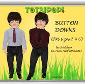 TOTSIPOP! Button Down Shirt Set