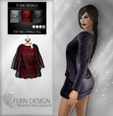 Miranda Dress Jaquard Red