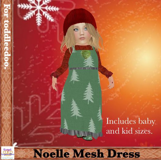 *Royal Ragamuffins* Noelle Mesh Dress for TD