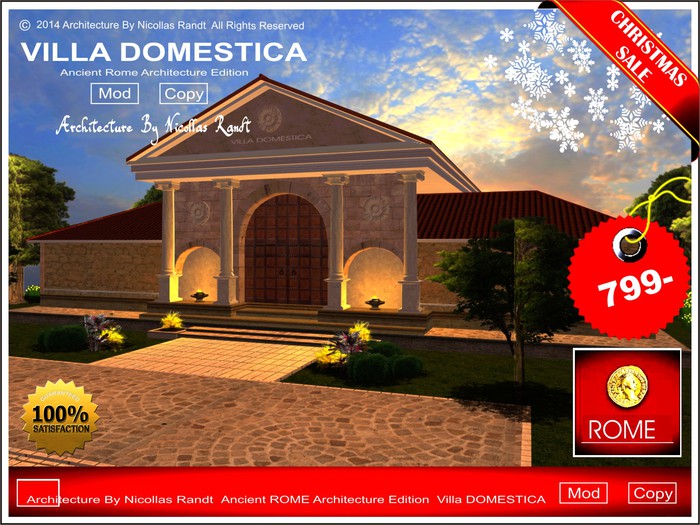 Promo sale Roman Villa DOMESTICA