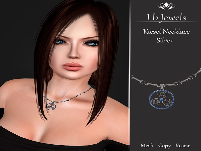 LB JEWELS - KIESEL NECKLACE SILVER