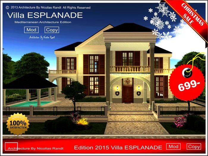 Christmas promo sale Villa ESPLANADE