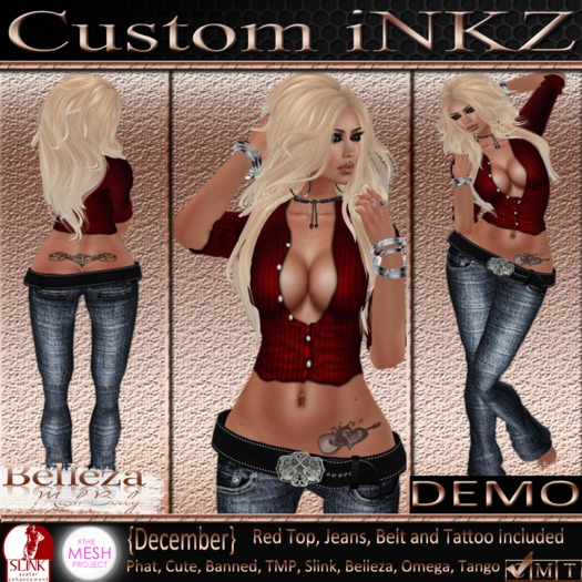 Custom iNKZ - December Outfit DEMO