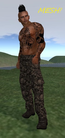 Camouflage pants - mensMP