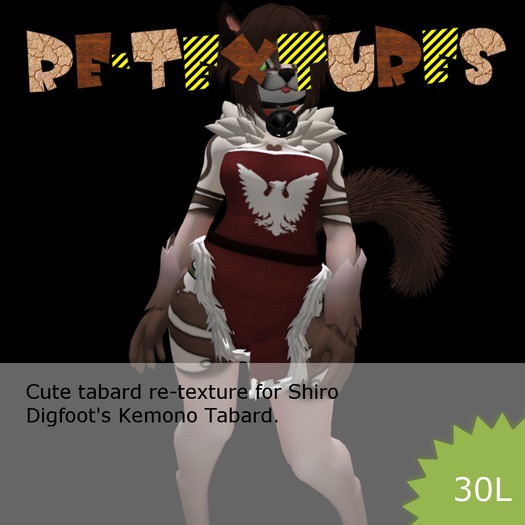 Re-Textures - Red Gryphon Kemono Tabard