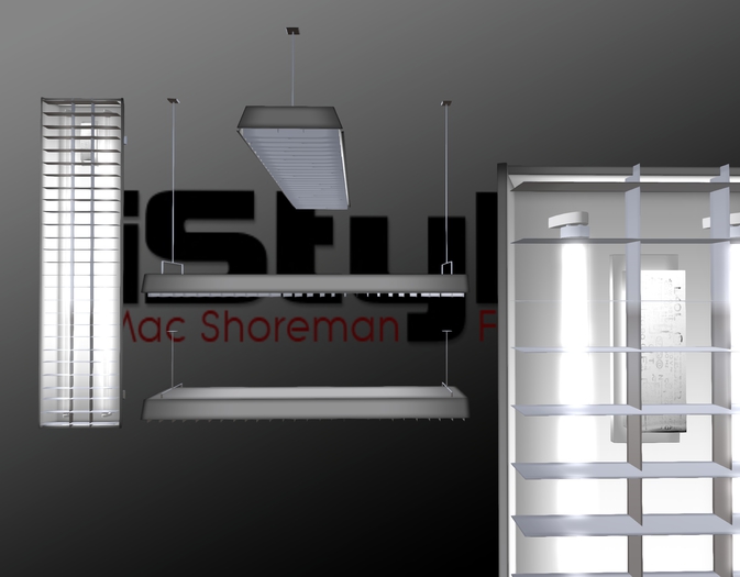 iStyle 2 Tubes Fluorescent Luminaires 001 [DB]