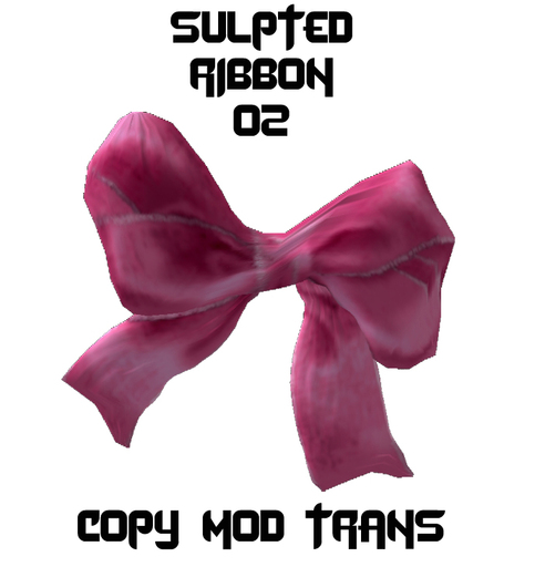 *SW* Sculpted Accessory Bow / Ribbon 2