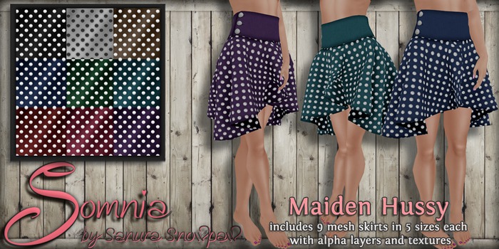 .: Somnia :. Maiden Hussy {Crated}