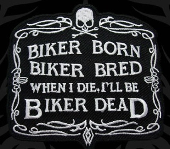 Born Biker Sign