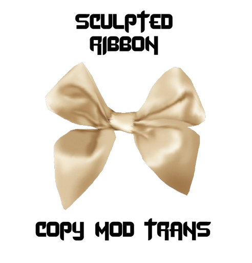 *SW* Sculpted Accessory Bow / Ribbon