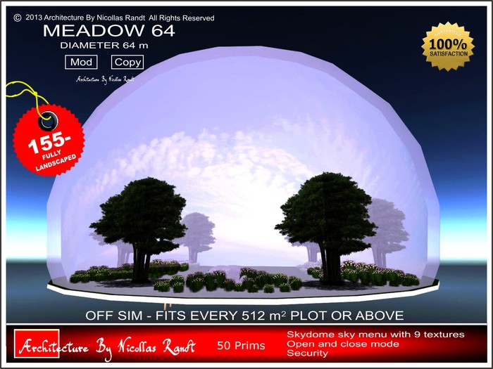 Promo sale Skydome MEADOW 64 Off Sim