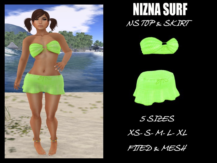 .::NS TOP SKIRT GREEN::.