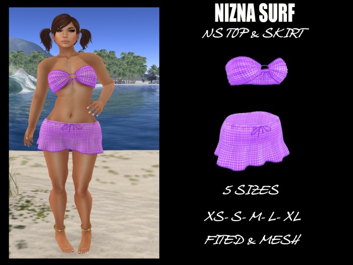 .::NS TOP SKIRT PURPLE::.
