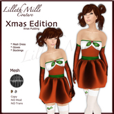 LMC Xmas Edition -XMAS PUDDING- fully Rigged Mesh Christmas Costume
