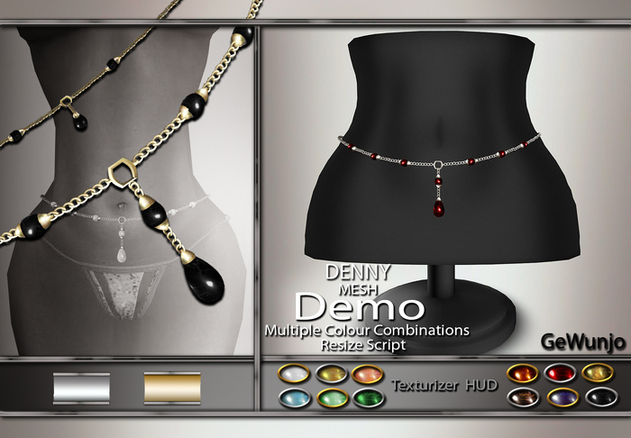 GeWunjo : DENNY belly chain DEMO