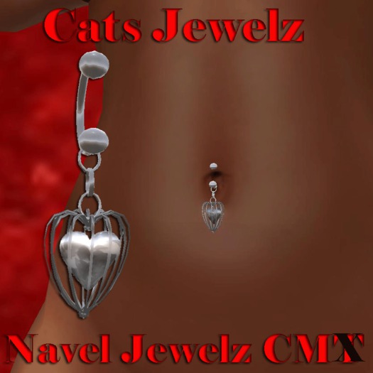 Caged Heart Belly Jewel