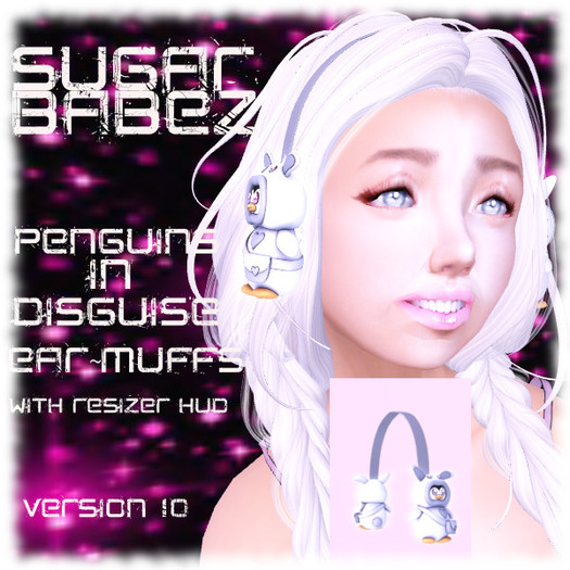 SugarBabeZ~Penguins In disguise~EarMuffs ~version3