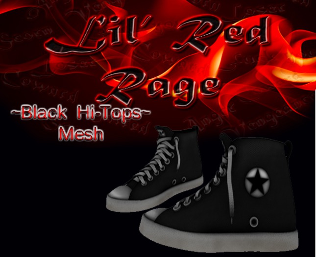 .:LRR:. Mesh Hightops black