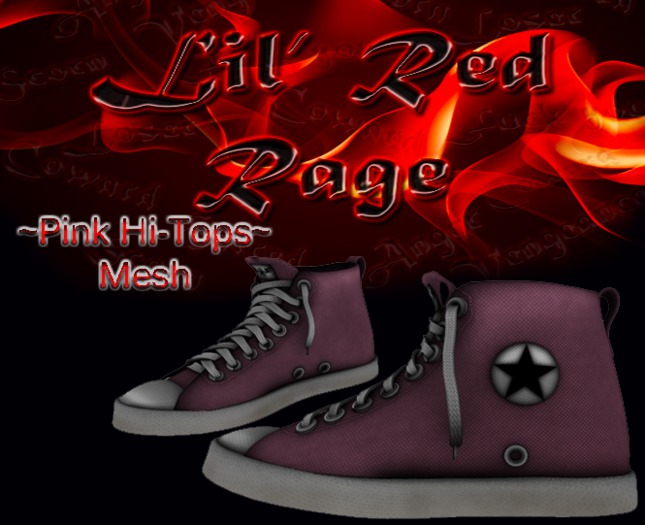 .:LRR:. Mesh Hightops pink