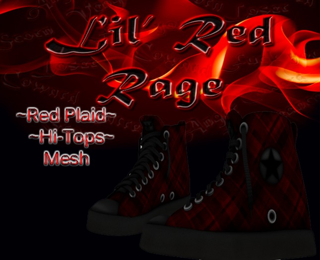 .:LRR:. Mesh Hightops Plaid Red