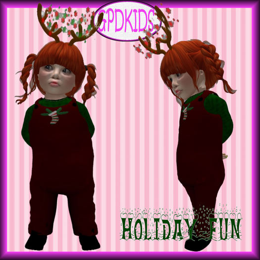 GPDKIDS Hoilday Fun Red