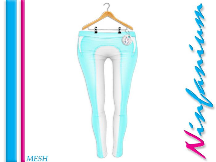<-NINFANIUM->Roh-Roh Leggings(Aqua)