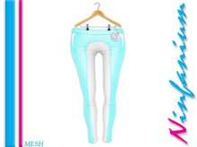 <-NINFANIUM->Roh-Roh Leggings(Aqua)