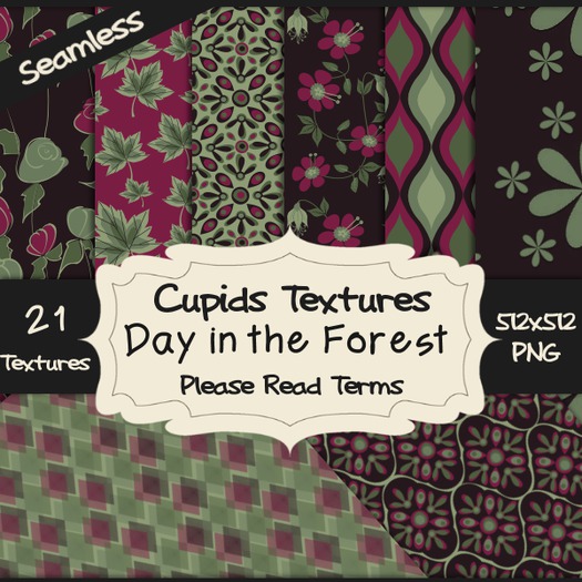 *Cupids Textures * 21 DAY IN THE FOREST