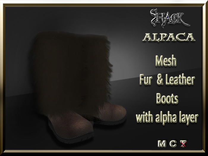 *Shack* Alpaca Boots Milk Chocolate