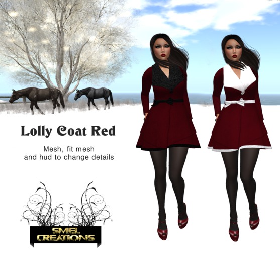 :. Smel Lolly Coat Red