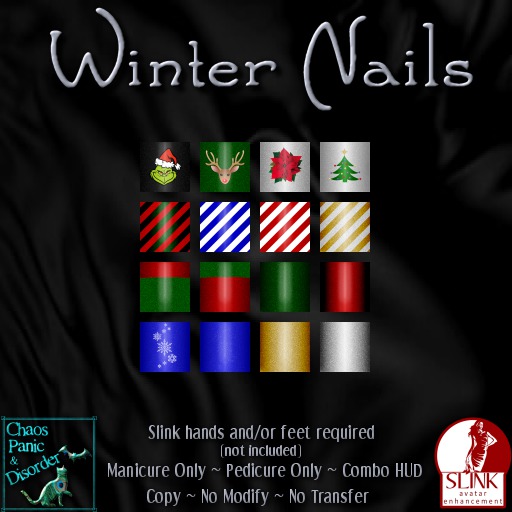 :*:CPD:*: Winter Nail Polish for Slink Hands & Feet
