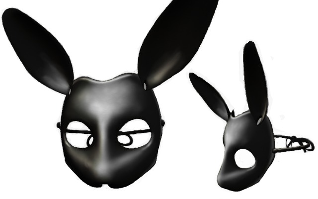Leather mask rabbit