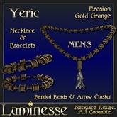 Luminesse Yeric Erosion Gold Grunge MENS Set -Wear To Unpack